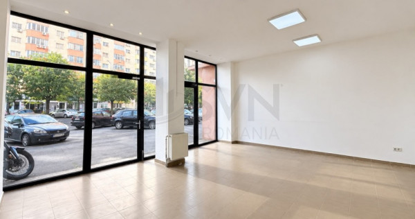 Spatiu comercial de inchiriat | Stefan cel Mare &ndash; Strada Viitorului | 100 mp utili | Vitrina