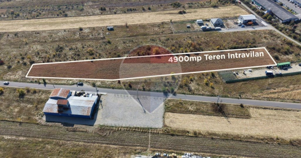 Teren intravilan 4.900 mp Albota|540 m de DN65|Certificat de Urbanism