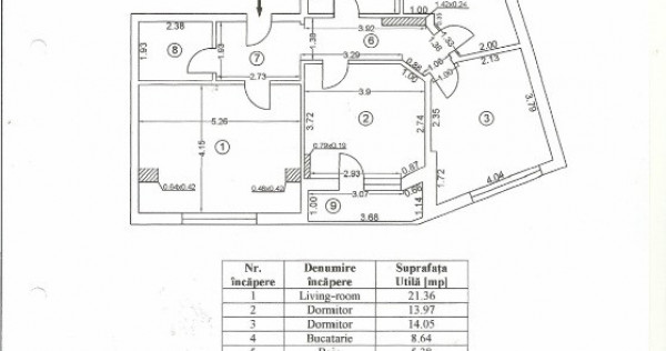 V&acirc;nzare apartament decomandat, 3 camere! Bd. Alexandru Obregia