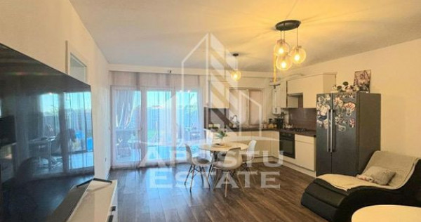 Duplex smart pe parter,partial mobilat,4 camere,Sanandrei