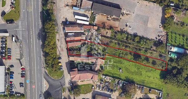 Teren comercial 1.273 mp + construcție Calea Timisorii