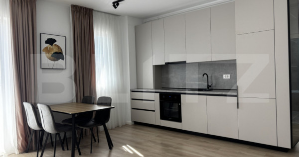 Apartament modern 2 camere, &icirc;ncălzire &icirc;n pardoseală, 55