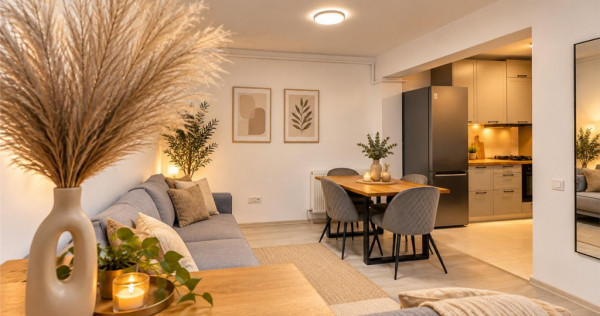 Apartament nou, 3 camere, echipat, balcon, etaj2, parcare su