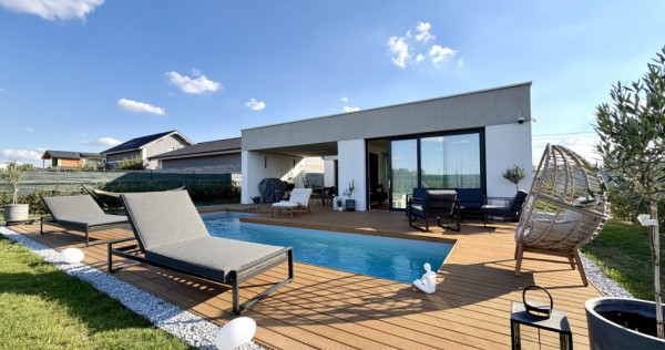 COMISION 0% Casa individuala cu piscina, 100 utili, 400 mp t