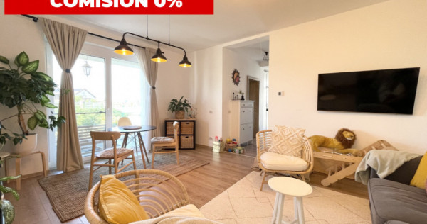 COMISION 0% Triplex pe colt, 90 mp utili, mobilat, utilat -