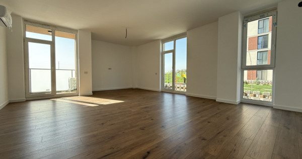 Apartament 2 camere, 54 mp utili + balcon si terasa, parter