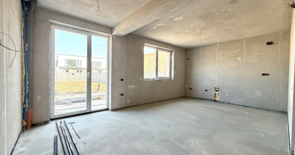 Duplex perete dublu, 4 camere, 166 mp utili, 405 mp teren -