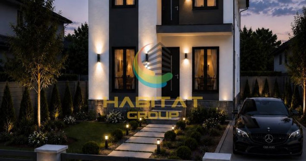 Vilă Modernă P+1+Pod | 4 Camere Decomandate | Placă de Beton peste Etaj
