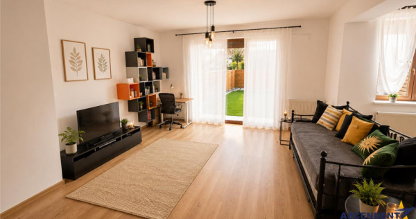 Casa cu spatiu verde privat, 2 bai, 2 locuri parcare, Sanpet