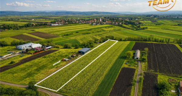 5.800 mp teren, deschidere 25 m, la 25 km de Brasov, Dobolii
