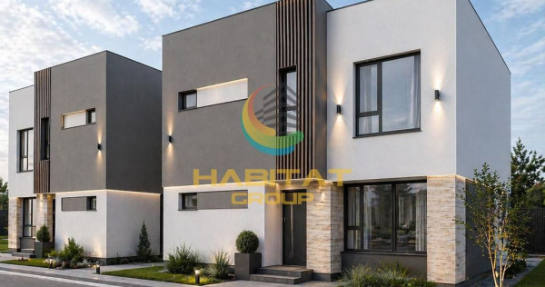 Casa individuala noua cu 4 camere si teren 350 mp Comuna Berceni