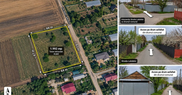 Teren Constructii 2000 mp Grădiștea Comana