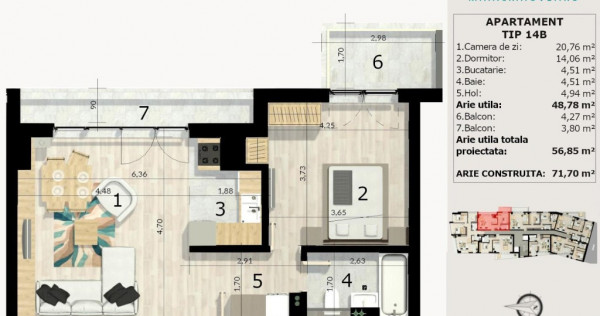 Apartament 2 Camere | Bloc NOU | Ultracentral