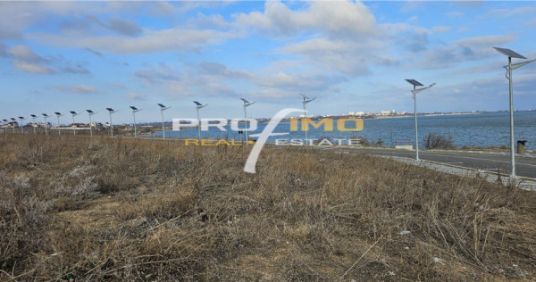 Teren 965mp.deschidere la 3 strazi, pe malul Lacului Techirg