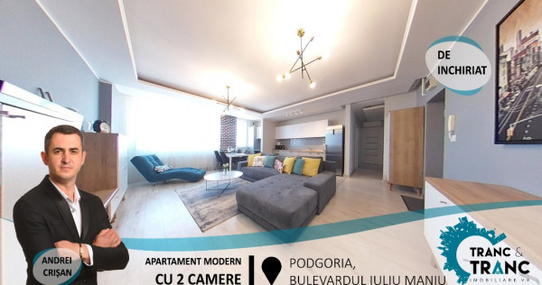 Apartament modern cu 2 camere în bloc Urbanna Podgoria(ID277