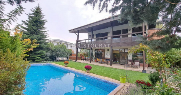 Villa Forrest Corbeanca /Arhitectura unicat/ piscina/ curte