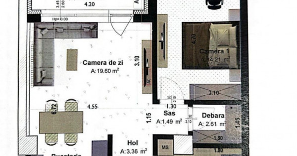 A/1460 Apartament constructie 2023 în Tg Mureș - Tudor