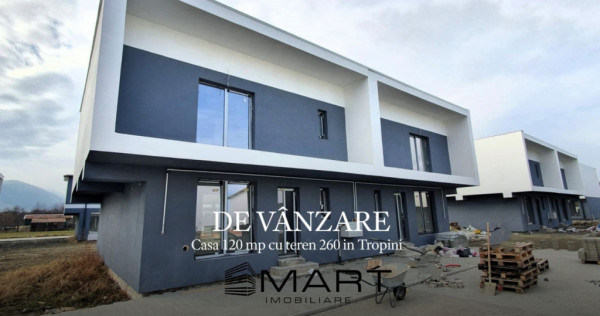 Casa 120 mp cu teren 260 in Tropini