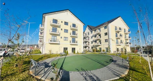 Apartament cu 3 camere 2 bai gradina si 2 locuri de parcare