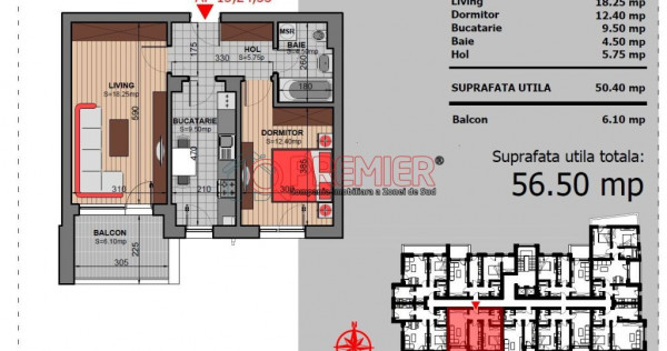 2 camere decomandat Berceni - bloc nou cu 2 lifturi