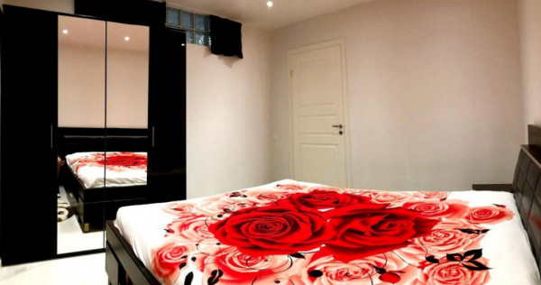 Apartament cu 2 dormitoare, gradina, bucatarie cu dining par