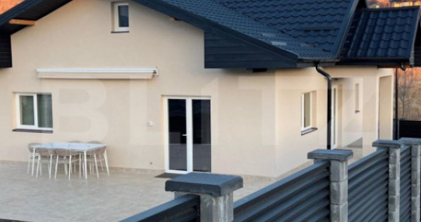 Casa noua, 3 camere, plan parter, 120mp construiti, 550mp te