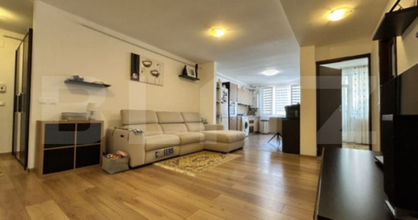 Apartament mobilat si utilat, 3 camere, parcare, zona Terra