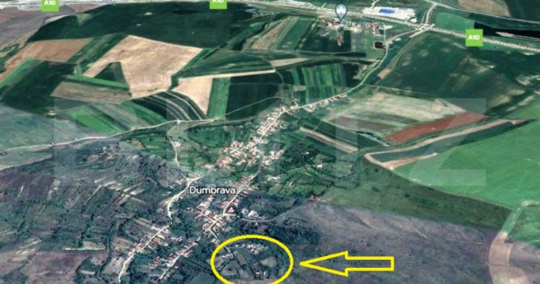 Teren intravilan, 21.450 mp, utilitati, acces autostrada, sa