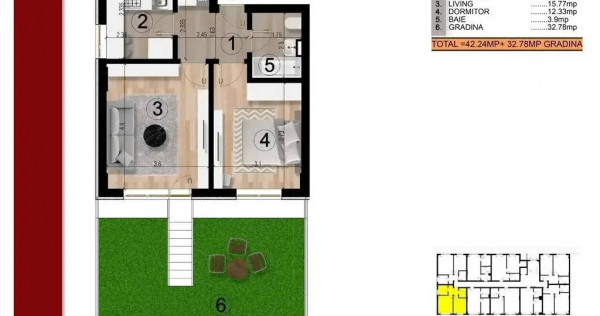 Berceni - Apartament 2 Camere - Metrou