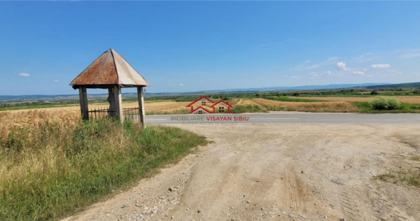 Teren extravilan comuna Poplaca, jud. Sibiu