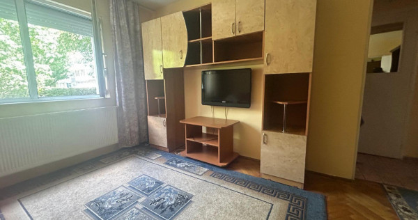 Apartament semidecomandat, mobilat, utilat, parter, zona Astra!