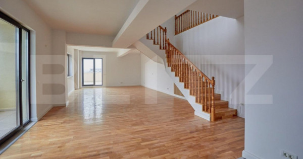 Penthouse Lux pe 2 niveluri, 4 camere, zona Pipera