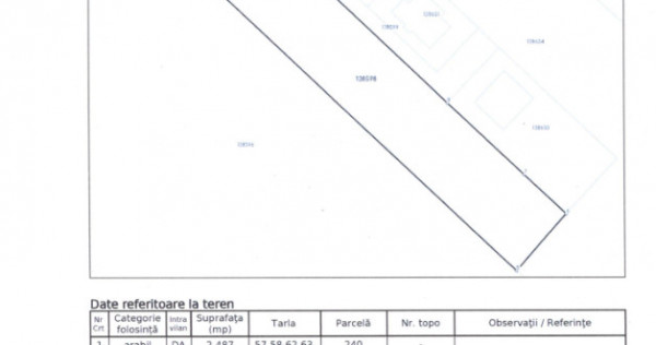Teren construibil, bragadiru, ilfov, 2487mp