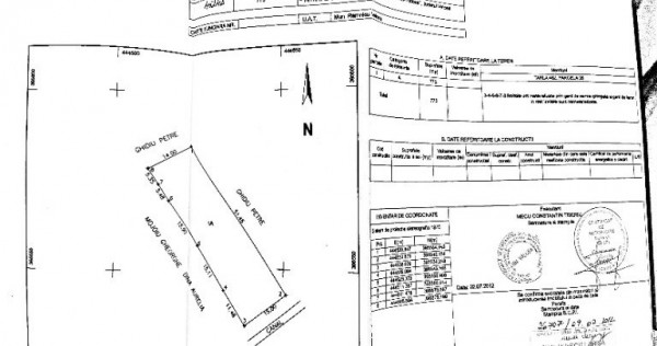 Teren intravilan in Cazanesti punctul "Tudose" 770 mp