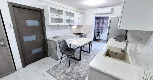 Apartament 3 camere decomandat, renovat modern, 75 mp, cu ba