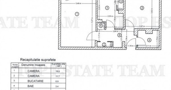 2 camere decomandate - 52 mp langa Mega Mall - Pantelimon