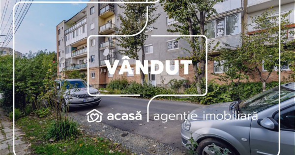 VÂNDUT! Apartament decomandat 3 camere în Grădiște.