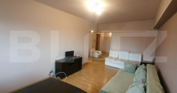Apartament de 2 camere, 65 mp, AC, centrala termica, zona Pa