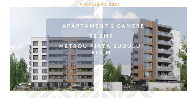 Apartament 2 camere Metrou Piata Sudului