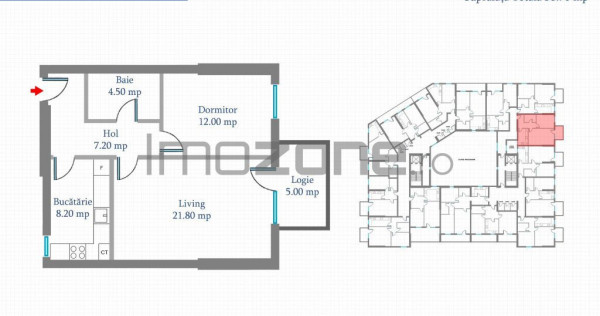 Apartament 2 Camere | 59 mp | Bloc Nou | Metrou Pacii / P...