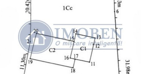 1021mp intravilan - 27ml deschidere - toate utilitatile -...