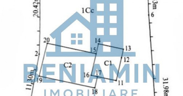 1021mp intravilan - 27ml deschidere - toate utilitatile -...