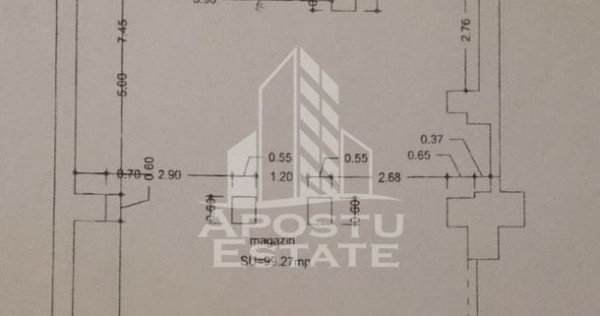 SPATIU COMERCIAL SAD, 120 MP ZONA MARIA