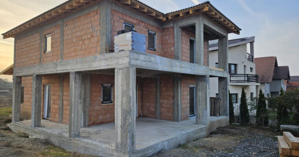 Casa in constructie, 3 camere, 160 mp, Sibiu