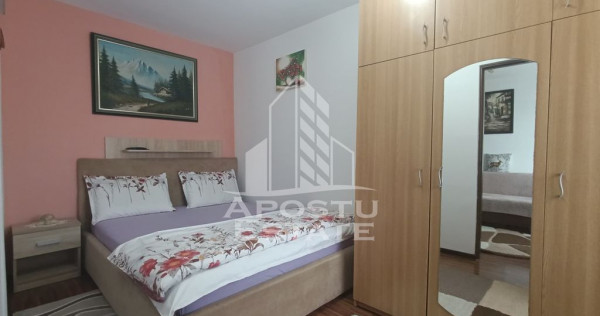 Apartament 2 camere, izolat interior, etaj 3, mobilat&uti...