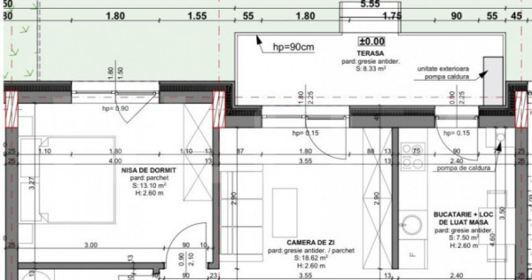 Apartament cu 2 camere, 47,48 mp, parcare inclusa, zona Beta