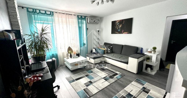 Apartament cu 2 camere, renovat, centrala proprie, zona S...