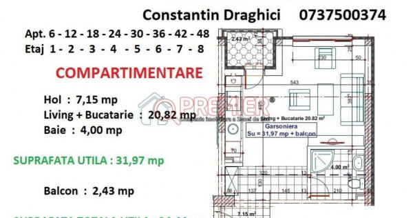 Metalurgiei - Postalionului - Garsoniera - 42200 euro