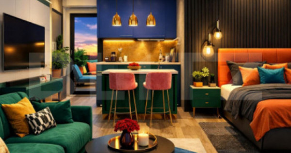 Zero Comision! Apartament studio, 1 Terasa, Loc de Parcare I