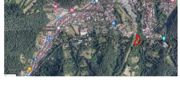 Teren 1577 mp zona Schei